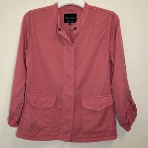 Sanctuary Pink Snap Button Light Jacket/Top Size Medium